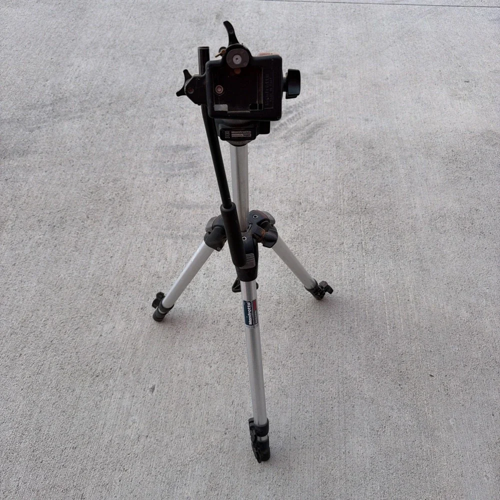 Manfrotto Tripod with 3130 Manfrotto Fluid Head – Used